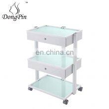New Arrival White Black Medical Hospital Trolley thumbnail-3