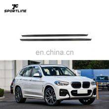 Carbon Fiber X3M Side Skirts Extension for BMW F97 X3M F98 X4M 2019-2021 thumbnail-1