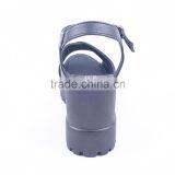 Wholesale Latest Ladies Buckle Sandals pu Sole Platform Designs Made in China thumbnail-5