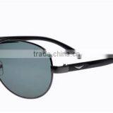 Uv400 Metal Frame Glass Lens Big Size Frog Style Sunglasses 2016 thumbnail-6