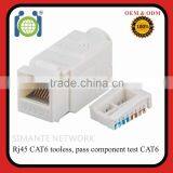 Pass Component Test CAT6A Modular Jack