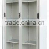(DL-GC2)Metal Bookcase With Glass Sliding Doors/ Sliding Glass Door Filing Cabinet/Steel Lockable Files Cabinet With Glass Door thumbnail-1