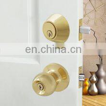 American Traditional Dead Bolt Door Combo Set Handle Door Knob Lock thumbnail-5