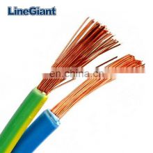 high quality 1.5mm 2.5mm 4mm 6mm 10mm single core copper pvc house wiring electrical cable  for sale
