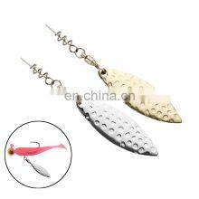 JOHNCOO DIY Spinner Lures Fishing Tackle Pesca Accessories Metal Sequins Lures Blade Spin thumbnail-5