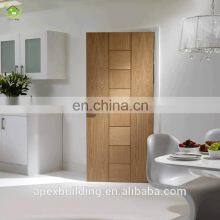 Modern High Single Oak Panel Popular Solid Core Flush Interior Oak Wood Frame Best Door Designs thumbnail-5