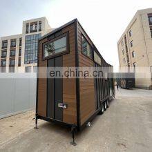20Ft 2 Bedroom Steel Frame Trailer Prefab on Wheels Container Houses Mobile Flat Pack House thumbnail-5
