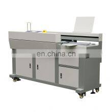 A3 A4 Full Automatic Spine & Side Glue Paper Processing Packing Binder Book Binding Making Machine thumbnail-3