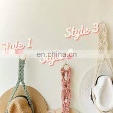 New Arrival Macrame Hat Holder, Boho Hat Hanger Rack, Storage Display New Home Gifts For Women Wholesale thumbnail-4