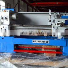 C6250C 500mm Diameter 52mm Spindle Metal Manual Lathe Machine for Sale thumbnail-2