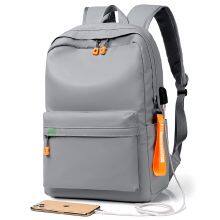 Anti Theft Slim Durable Laptops Backpack With USB Charging Port Water Resistant thumbnail-3