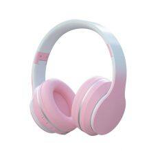 Gradient Design Colorful Microphone Headset Noise Cancelling Over Ear Headphones Cartoon BT Stereo Headphone thumbnail-3