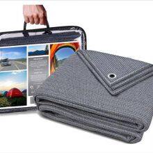 2.5X4M Groundsheet Awning Carpet With Stainless Steel Eyelets and 1 PVC Bag , 13 Pegs thumbnail-6