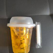 Tea Cup With Cap Packed Rich Mixed Fruit Flavour Popping Boba Bubble Drink 210ml, 280ml, 350ml, 450ml thumbnail-3