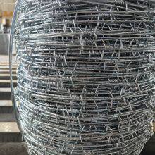 High-quality Galvanized Barbed Wire Fence for Farms, Factory Price per Roll. thumbnail-2