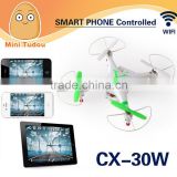 2014 Newest style cx-30W 2.4G 4CH Midium Size RC Quadcopter By wifi controll