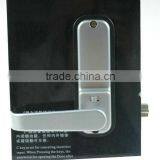 OSPON All-Weather Mechanical Keyless Lever Door Lock Stain Nickel OS401 thumbnail-2