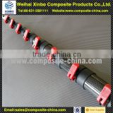 Convenient carbon fiber telescopic poles with different clamps made in China