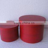 Round Pressed Bamboo Box thumbnail-1