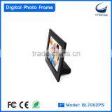 Factory Direct Sales 7 Inch Single Function Digital Photo Frame Dpf BL7002PS for Mass Production thumbnail-2
