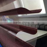 2016 New Spring Color Double Layer Shangri-la Blind Fabric Roller Blinds Part From Kingo