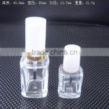 Square nail poliosh glass bottle,7ml nail polish bottle