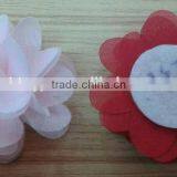 Handmade Satin Fabric Rosettes For Kids Wear --- S1420 thumbnail-3