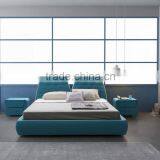 Characteristic Theme Hotel Furniture Modern Design Comfortable Fabric Bed thumbnail-1