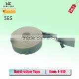 High Quality 1.5mm*50mm*20m Black Butyl Rubber Adhesive Tape