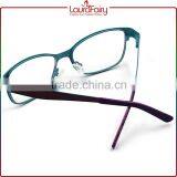 Laura Fairy Quality Stylish Mutil Color Metal Eyeglasses Optical Frames With Spring Temple thumbnail-4