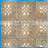 Cast stone decorative wall panels