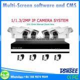 2015 China Hot Selling hd Zoom 1080P 4CH IP Bullet Camera System 4channel Cctv IP NVR Kit thumbnail-3