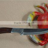 FLDL-WG0072 Custom Hand Made Damascus Blade 9 Inches Hunting Knife With Sheath thumbnail-1