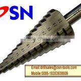 High Performance HSS Step Drill for Metal Drilling Use