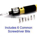 6 In 1 Screwdriver With 6 Bits