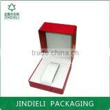 Exquisite Red Plastic Watch Packaging Box