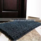 Home Textile Chenille Polyester Clean Plain Door Mat