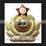 Custom Gold Star Russian Pin Badge, Engraved 3d Wing Metal Lapel Pins, Metal Pin Badges With Butterfly Clasp thumbnail-3