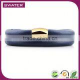 Best Selling Navy Branded Leather Bracelet thumbnail-2
