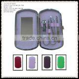 5 in 1 Stainless Steel Manicure Set With Mirror