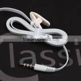 Mobile Phones Used Flat Wire Shenzhen Earphone With Mic thumbnail-6