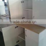 China Cheap White Gloss Pvc Mdf Kitchen Cabinet Doors thumbnail-6