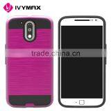 IVYMAX Top Quality Mobile Phone Accessories Hard Brushed Metal PC Armor Case for MOT G4 Supplier's Choice thumbnail-5