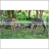 Home Decor Modern Bronze Running Deer Sculpture Statue for Sale thumbnail-3