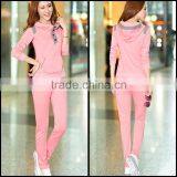 Sports Wear Costumes Sport Suits For Women Design New Tracksuits Outdoor Cotton Sports Suit For Ladies thumbnail-2