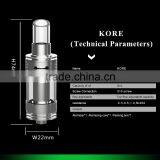 Top airflow adjustable atomizer best wickless vapor atomizer