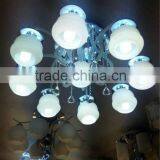 Modern celling lighting with glass lampshade