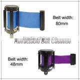 Plastic 80MM Crowd Control Barrier Replacement Retractable Belt Cassettes thumbnail-4
