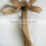 Handmade Artificial Flowers Burlap Butterfly Christmas Decorations Ornament thumbnail-2