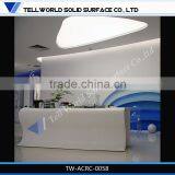 artificial stone reception countertop design solid surface counter writing desk